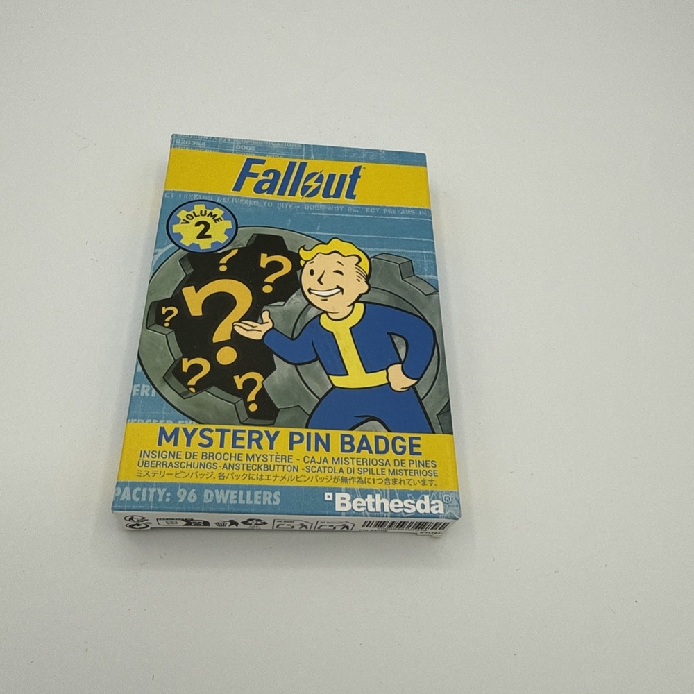 Fallout Mystery Pin Badge Volume 2 Blind Box Official Bethesda Collectible NEW